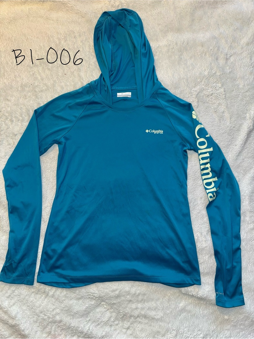 Columbia Men's PFG Terminal Tackle™ Hoodie BLUE Size Small